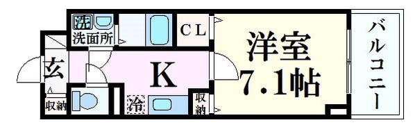 元町駅 徒歩7分 12階の物件間取画像